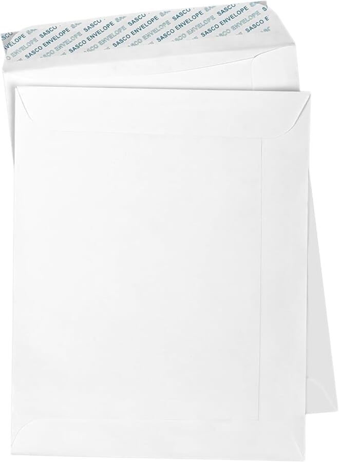 Sasco Envelope C5 Size - 100 gsm. - Pack of 50 - White